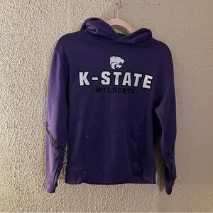 Colosseum Kansas State University Wildcats Stadium Hoodie Size Youth 12/14 M